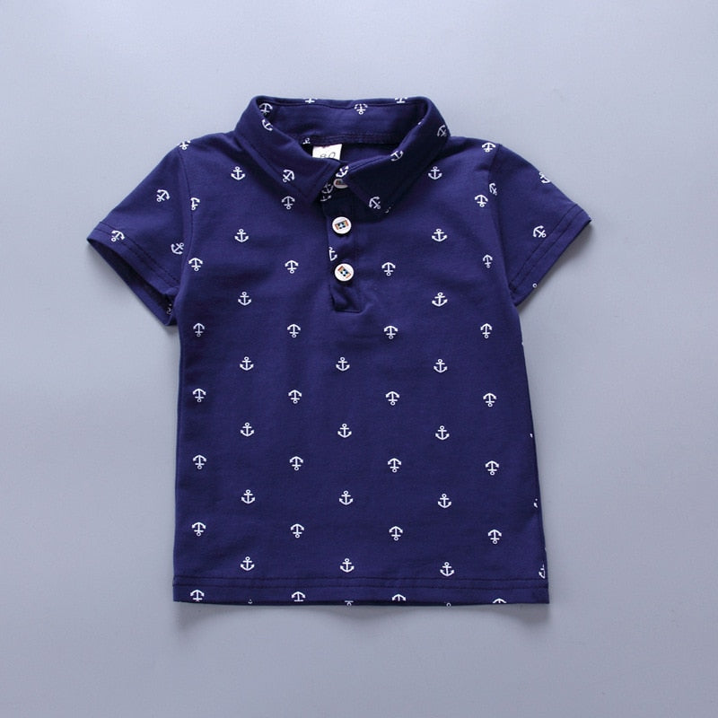 Conjunto Infantil Criança Menino Short + Camisa Polo - Cia Brax 