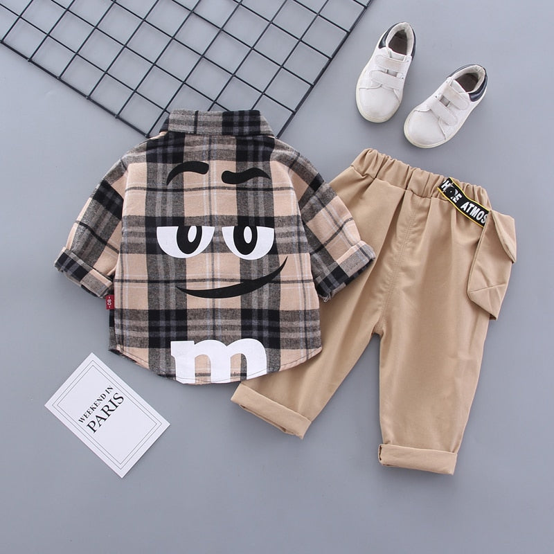 Conjunto kids - camisa e calça - Cia Brax 