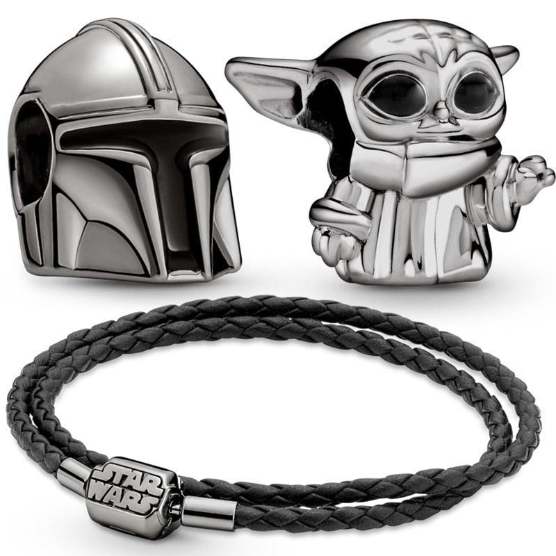 Pulseira Berloques Star Wars Mandalorian - Cia Brax 