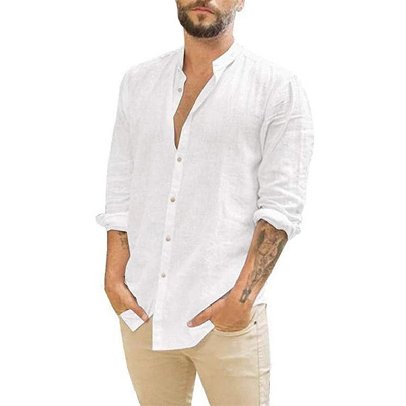 Camisa Masculina de Linho - Cia Brax 