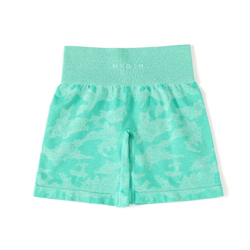 Shorts sem costura camuflado - Cia Brax 