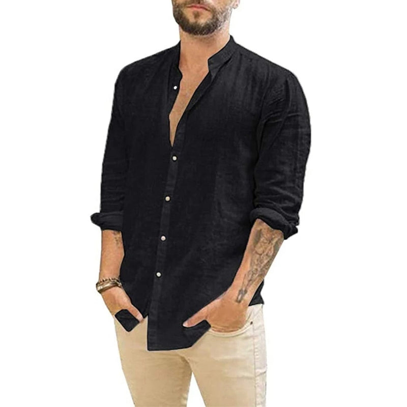 Camisa Masculina de Linho - Cia Brax 